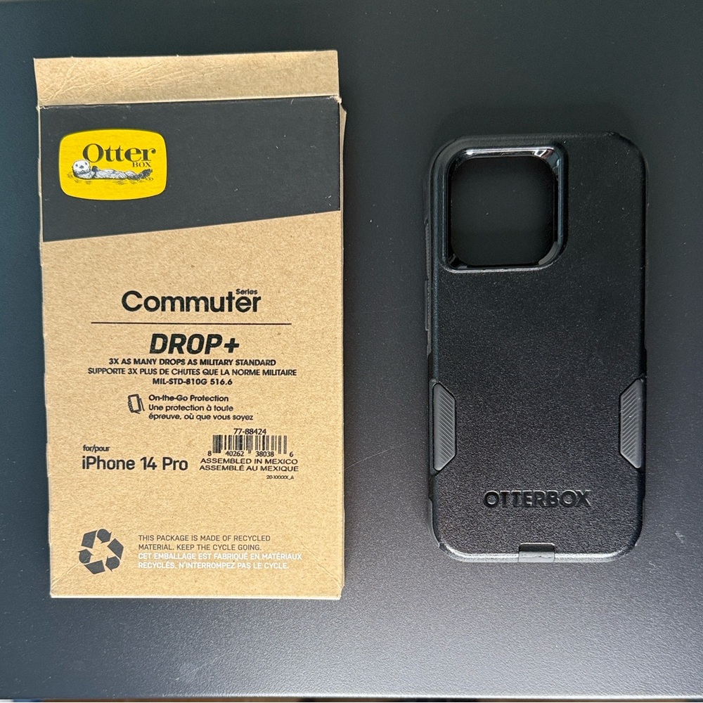FREE w/purchase OtterBox iPhone 14 Pro (ONLY) Commuter Series Case Black 14 PRO